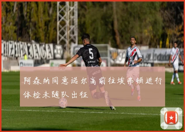 阿森纳同意诺尔高前往埃弗顿进行体检未随队出征